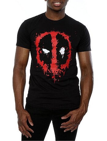 T-shirt motif/style visage écrasé - deadpool (deadpool)