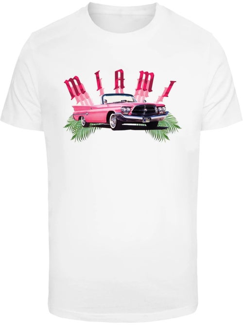 T-shirt motif/style voiture miami - mister tee - Kiabi