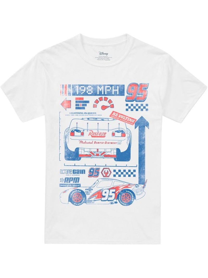 T-shirt mph - voitures Blanc - Kiabi