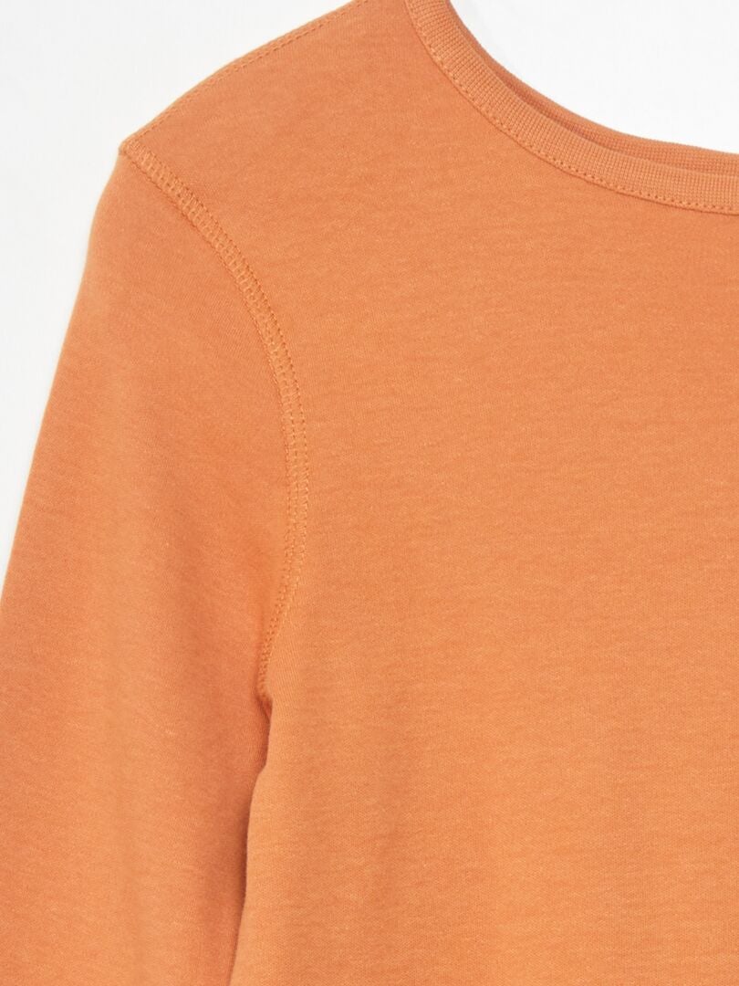 T-shirt multi sens en jersey - Facile à enfiler Orange - Kiabi