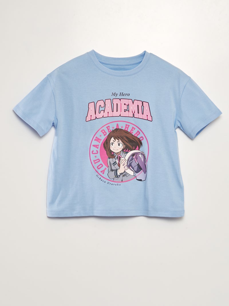 T-shirt 'My Hero Academia' Bleu - Kiabi