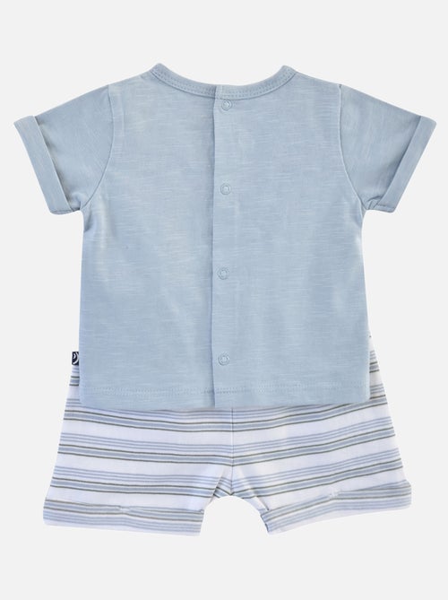 T SHIRT NAISSANCE SHORT ET BANDANA ELOUAN - Kiabi