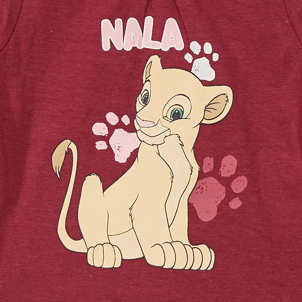 T Shirt Nala De Disney Bebe Fille Bordeaux Kiabi 8 00