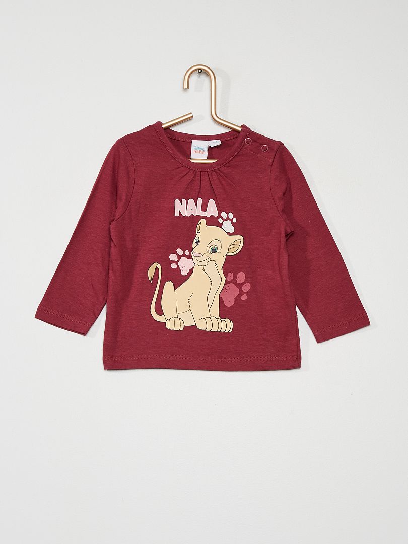 T-shirt 'Nala' de Disney bordeaux - Kiabi
