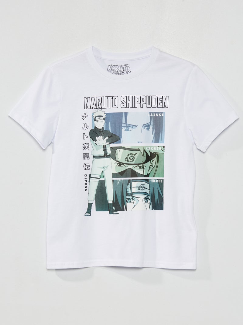 T-shirt 'Naruto' en jersey blanc - Kiabi