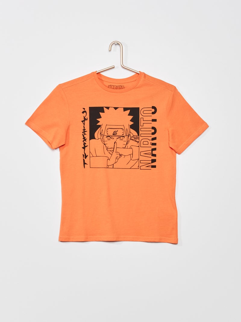 T-shirt 'Naruto' en jersey orange - Kiabi