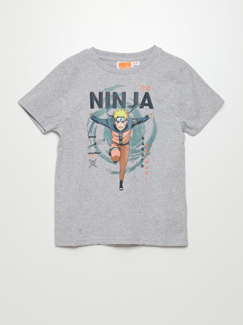T-shirt 'Naruto' Gris - Kiabi