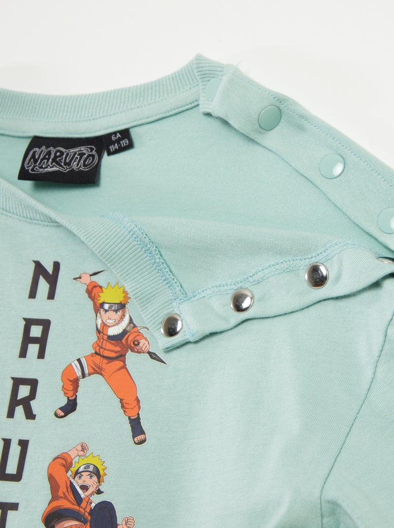 T-shirt 'Naruto' manches courtes - So Easy VERT - Kiabi