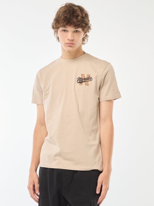 T-shirt 'Naruto' manches courtes imprimé recto/verso - Kiabi