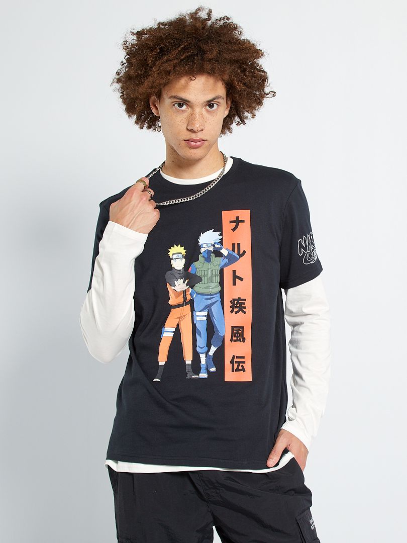 T-shirt 'Naruto' noir - Kiabi