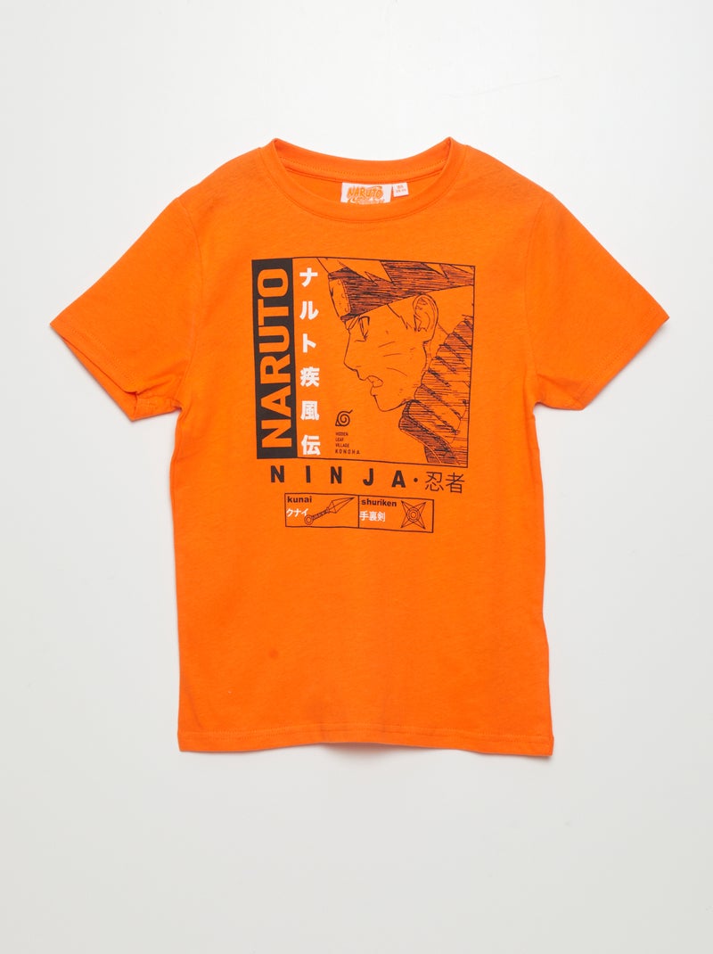 T-shirt 'Naruto' Orange - Kiabi