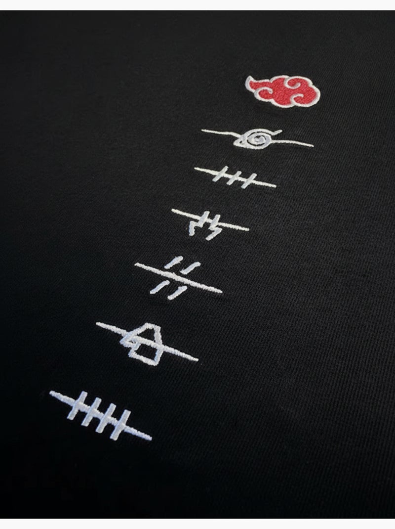 T-shirt naruto shippuden akatsuki nukenin - regular Noir - Kiabi