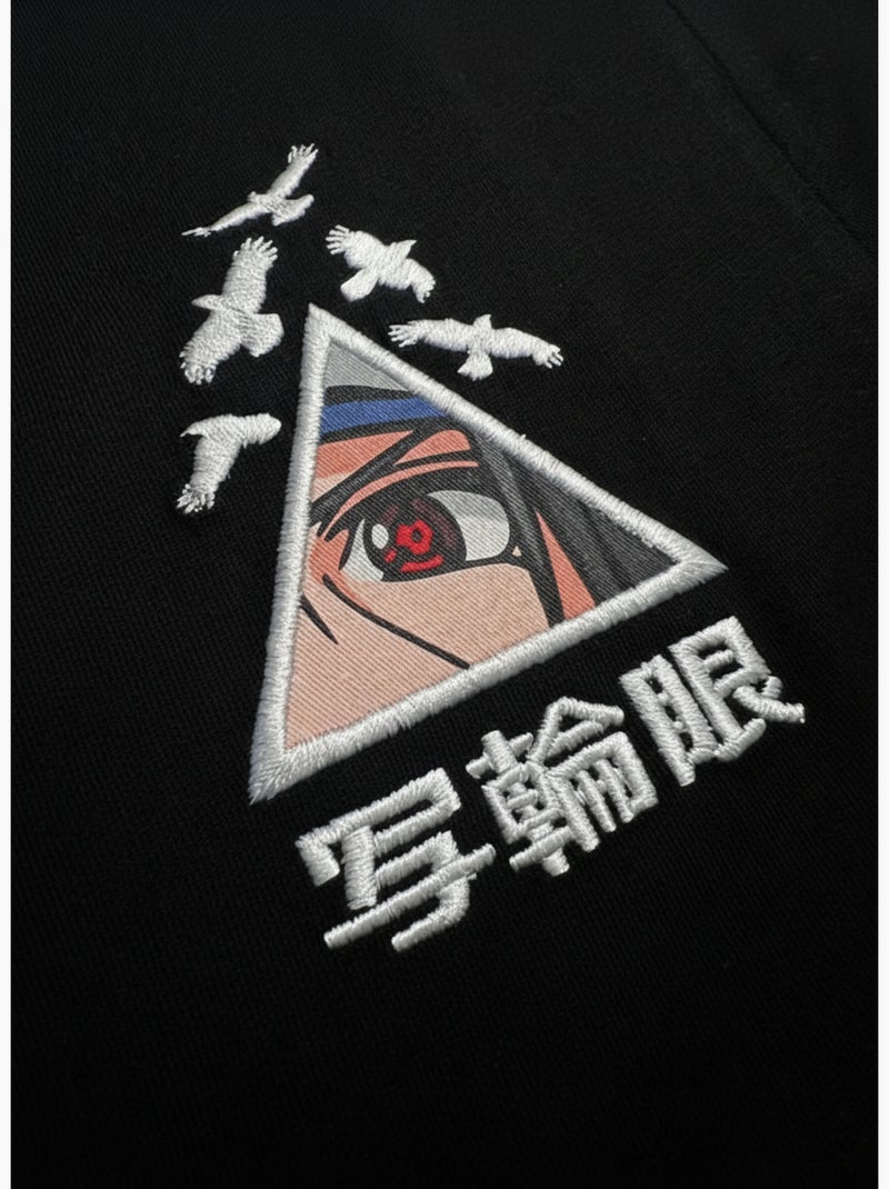 T-shirt Naruto Shippuden Itachi Crow - Regular Noir - Kiabi