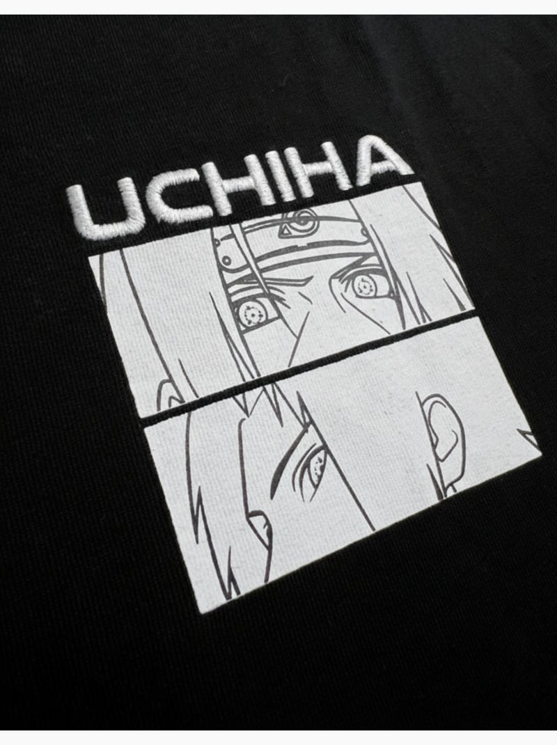 T-shirt Naruto Shippuden Itachi x Sasuke - Regular Noir - Kiabi
