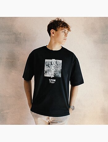 T-shirt Naruto Shippuden Konoha Rock - Oversized