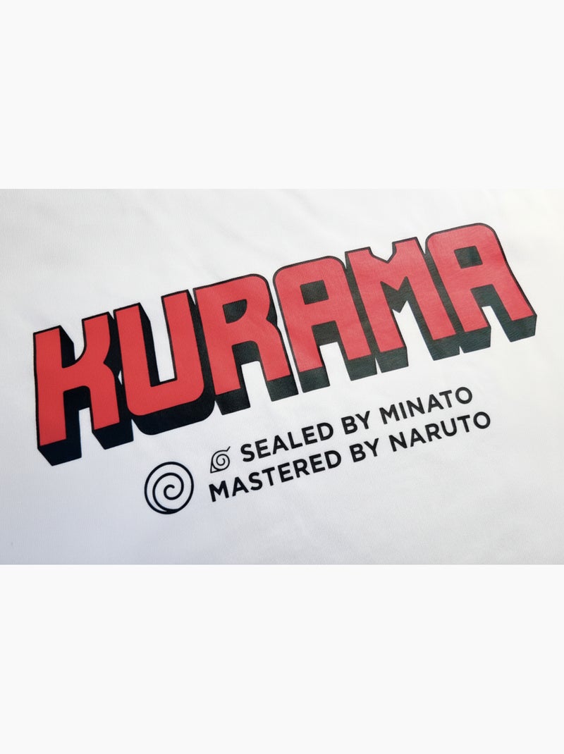 T-shirt Naruto Shippuden Kurama - Regular Blanc - Kiabi