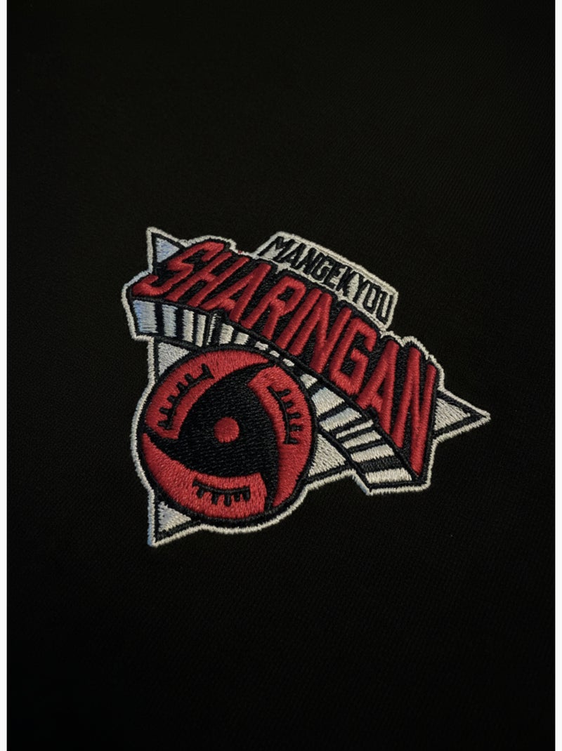 T-shirt naruto shippuden sasuke sharingan 3d - regular Noir - Kiabi