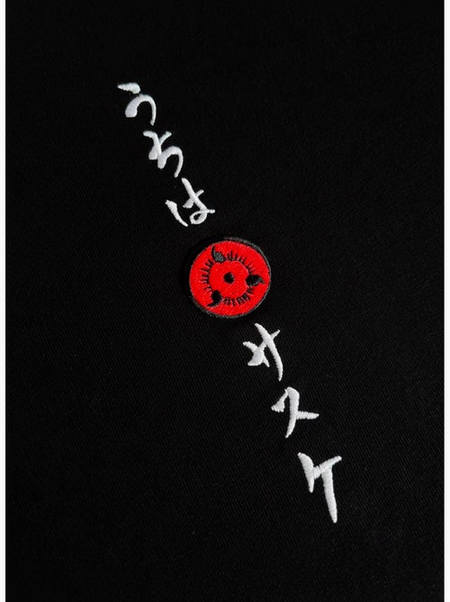 T-shirt Naruto Shippuden Sasuke Sharingan Calligraphie - Regular - Kiabi