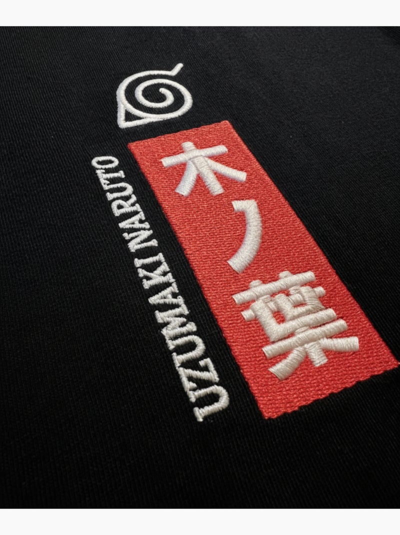 T-shirt Naruto Shippuden Uzumaki Way - Regular Noir - Kiabi