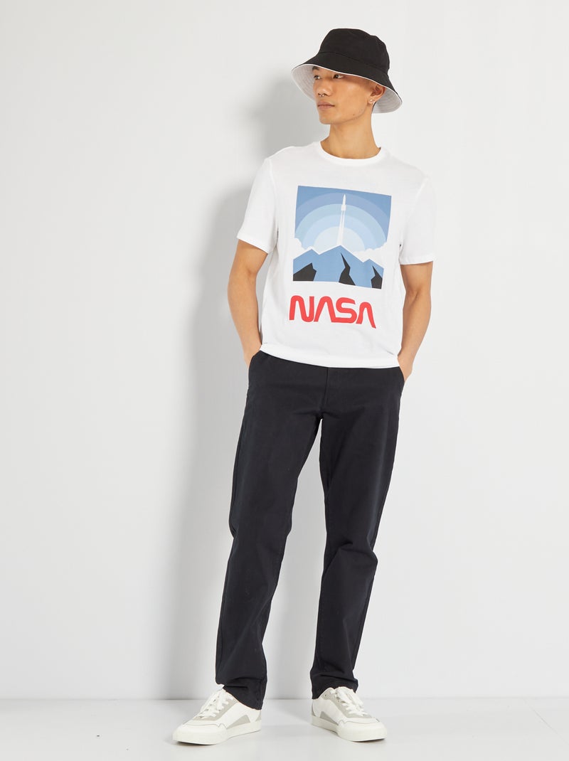 T-shirt 'NASA' blanc - Kiabi
