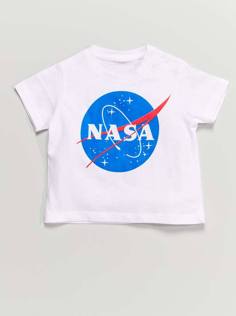 T-shirt 'NASA' blanc - Kiabi
