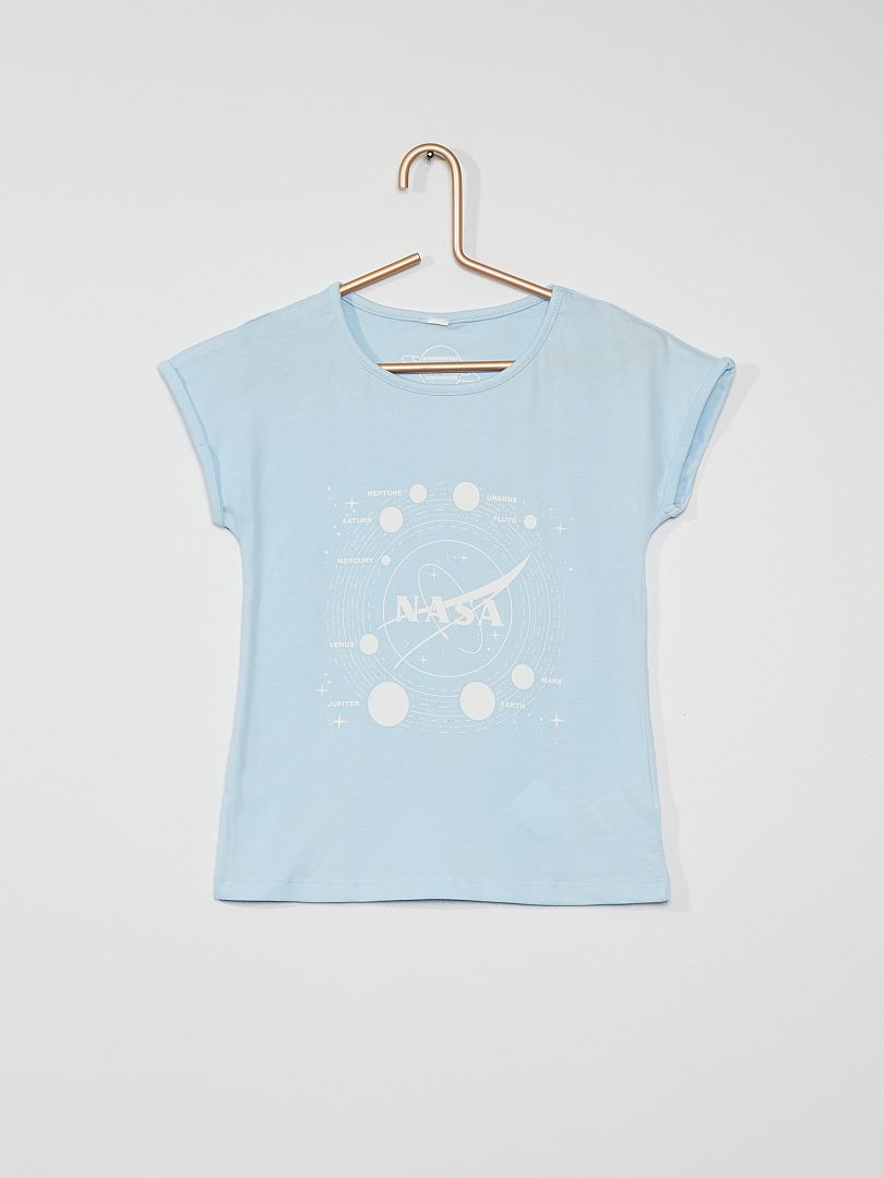 T-shirt 'NASA' bleu - Kiabi