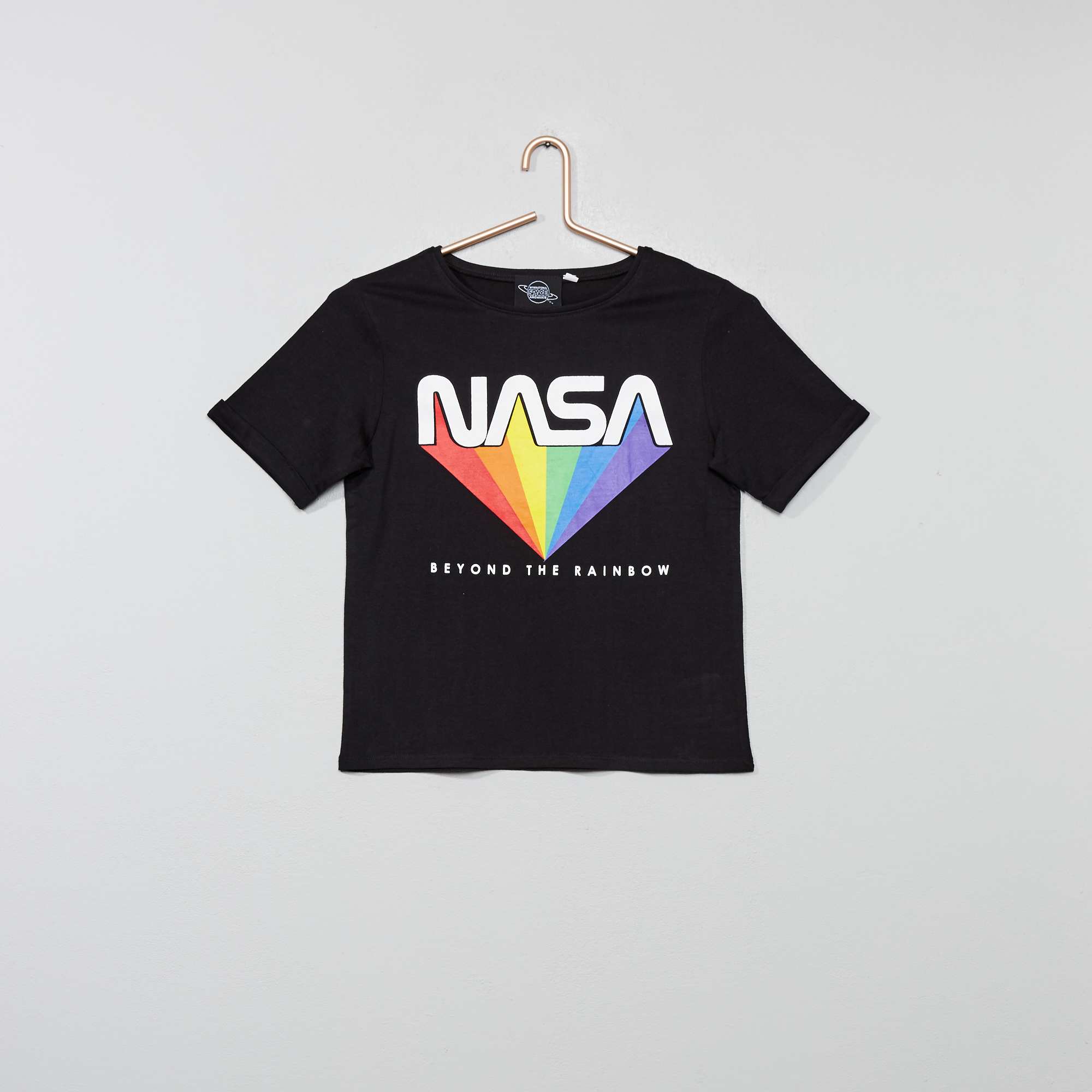  T shirt  NASA Fille  adolescente noir Kiabi 10 00 