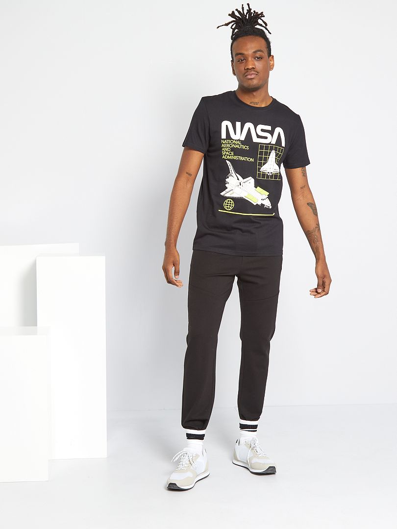 T-shirt 'NASA' noir - Kiabi