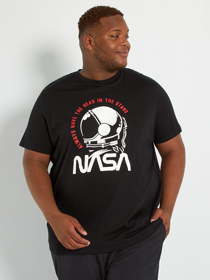 T-shirt 'NASA' noir - Kiabi