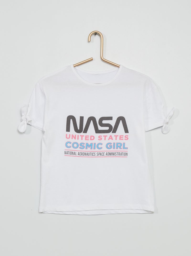 T-shirt 'Nasa' noir - Kiabi