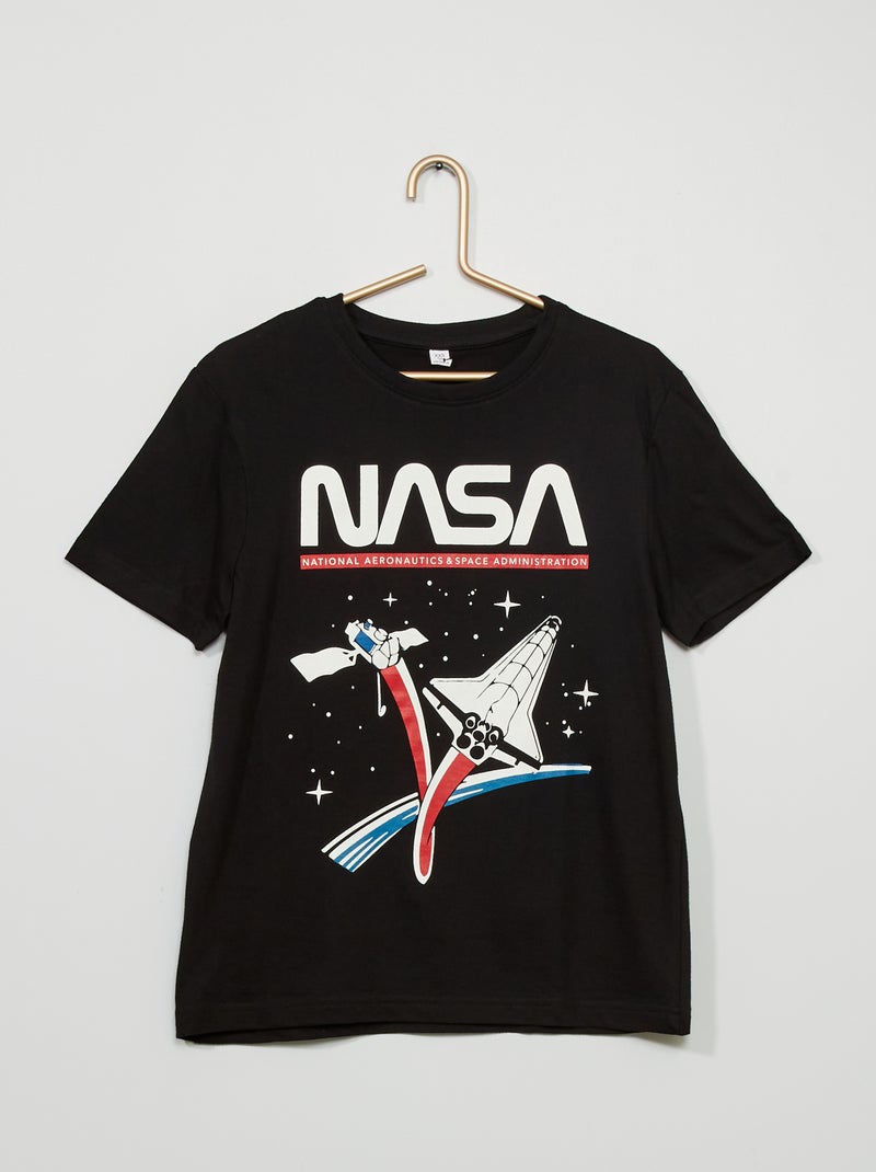 T-shirt 'NASA' noir - Kiabi