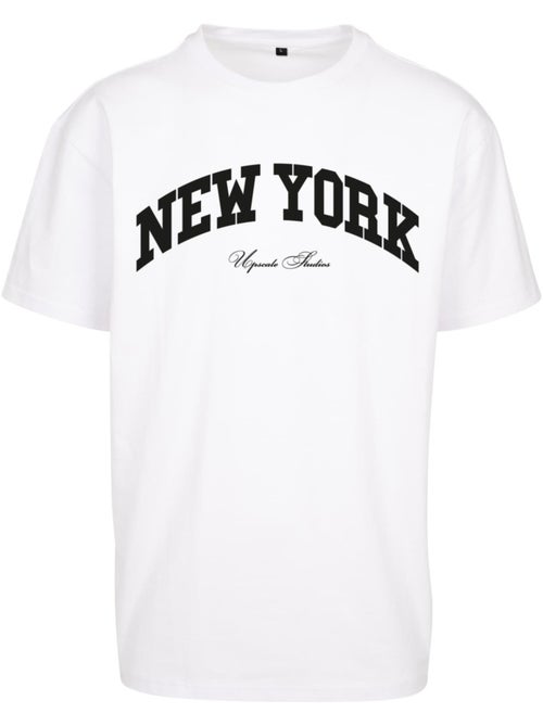 T-shirt new york college - mister tee - Kiabi