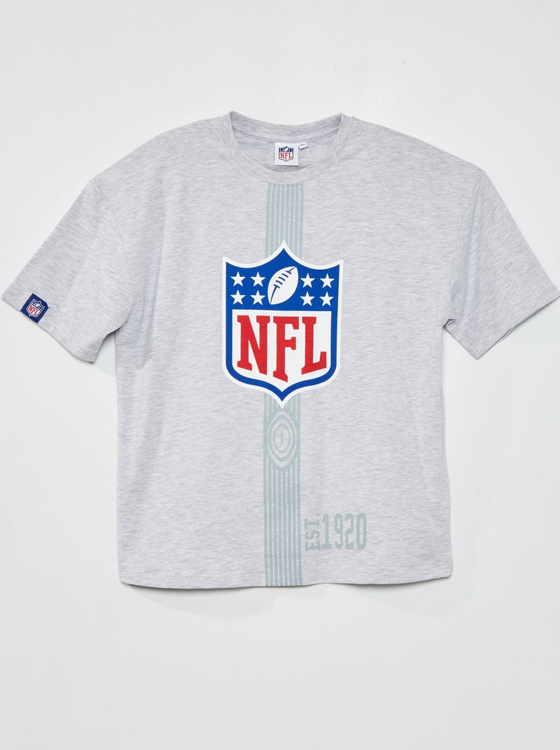 T-shirt 'NFL' en jersey oversize Gris - Kiabi