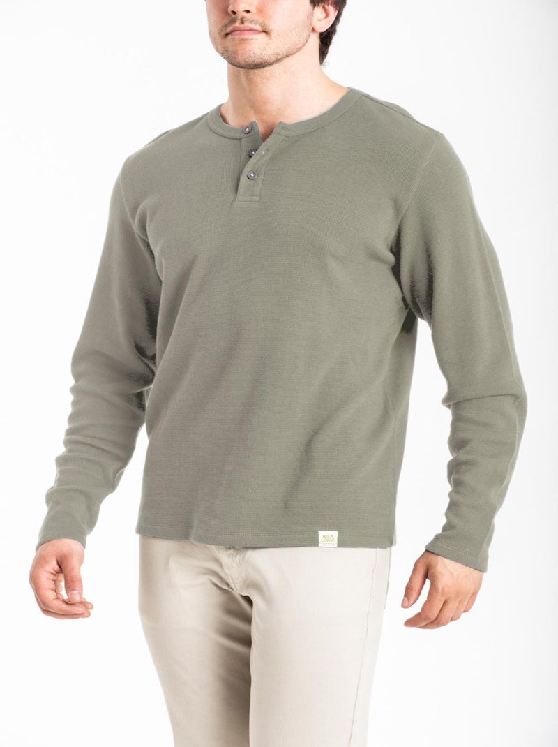 T-shirt nid d'abeille coton PALTON 'Rica Lewis' Beige - Kiabi