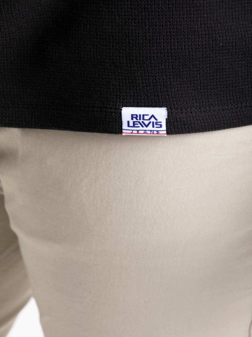 T-shirt nid d'abeille coton PALTON 'Rica Lewis' - Kiabi