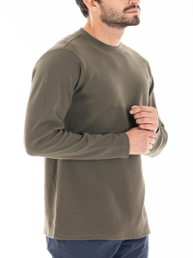 T-Shirt motif poitrine garçon vert sapin