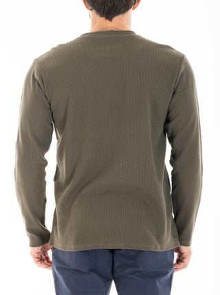 T-shirt Manches Longues Homme Rica Lewis, Taille M - Marron, Imprimé - Très Bon état