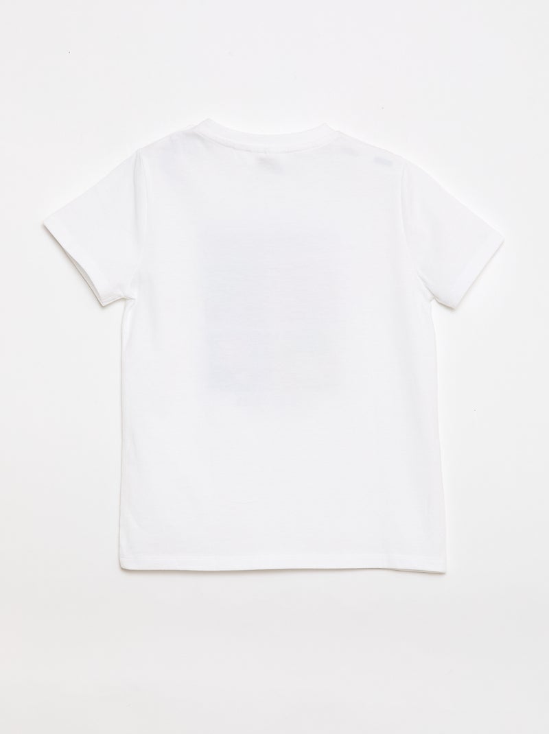 T-shirt 'Nintendo' 'Mario' - Collection facile à enfiler Blanc - Kiabi