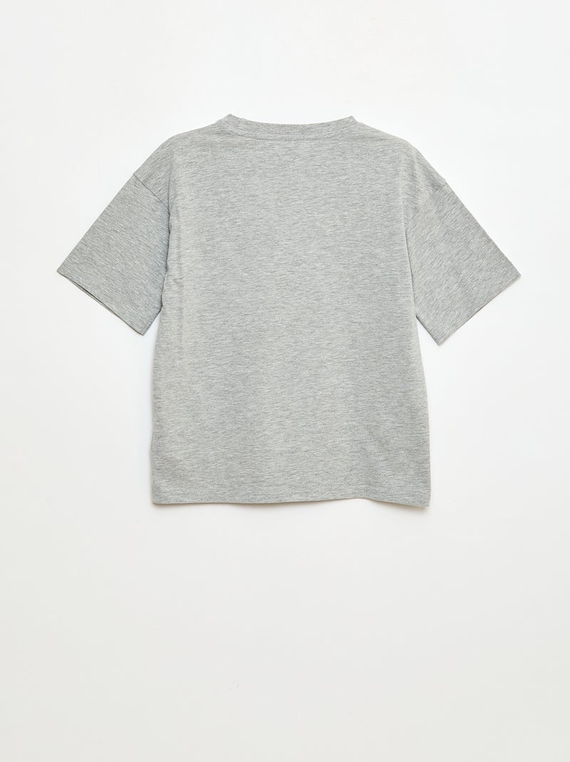 T-shirt 'Nintendo' 'Mario' en coton uni Gris - Kiabi