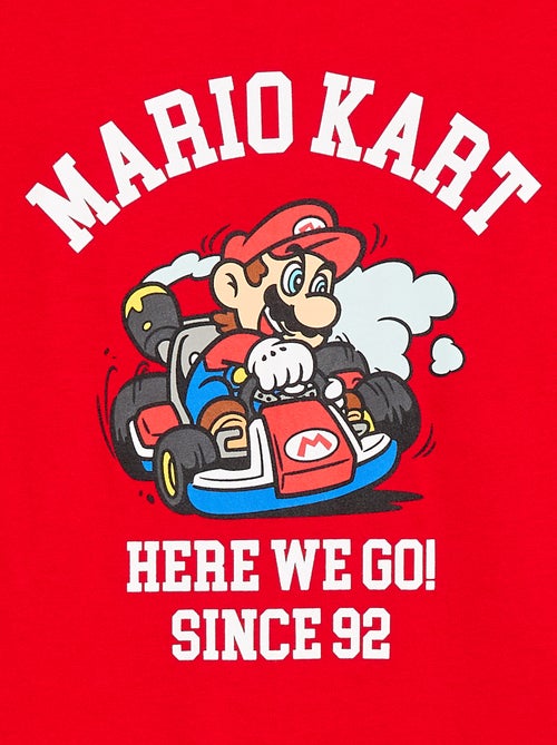 T-shirt 'Nintendo' 'Mario' en coton uni - Kiabi