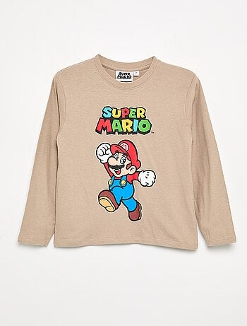 T-shirt 'Nintendo' 'Mario' manches longues