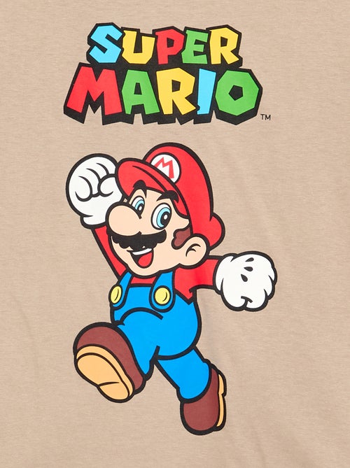 T-shirt 'Nintendo' 'Mario' manches longues - Kiabi