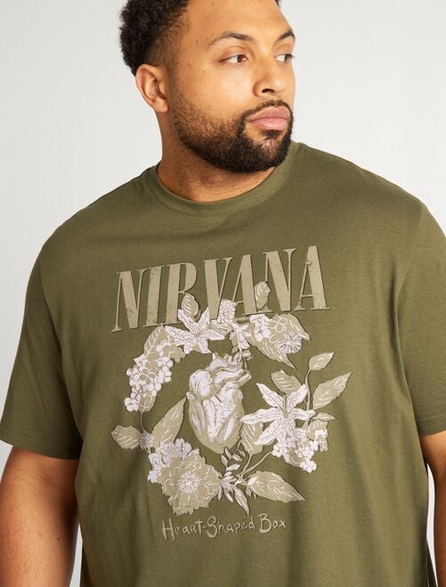 Tee shirt best sale nirvana kiabi