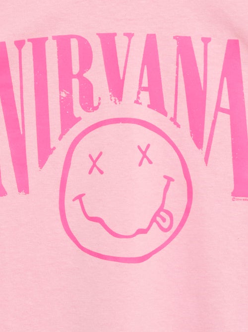 T-shirt 'Nirvana" à manches courtes - Kiabi