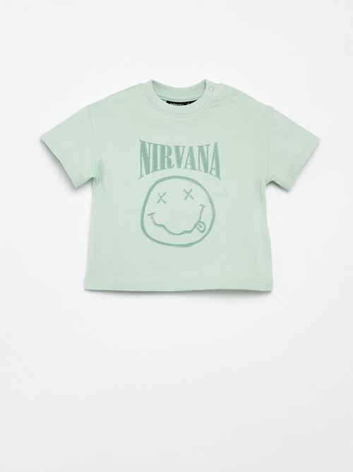 T-shirt 'Nirvana' à manches courtes - Kiabi