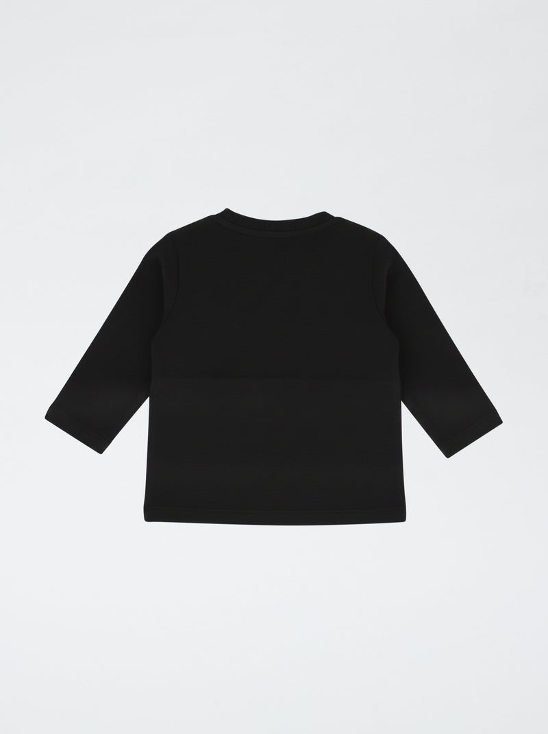 T-shirt 'Nirvana' à manches longues Noir - Kiabi