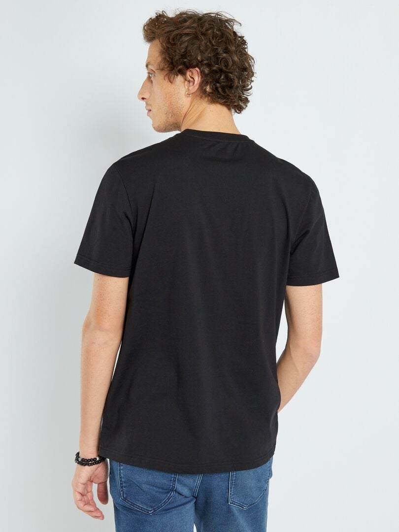 T-shirt 'Nirvana' en jersey noir - Kiabi