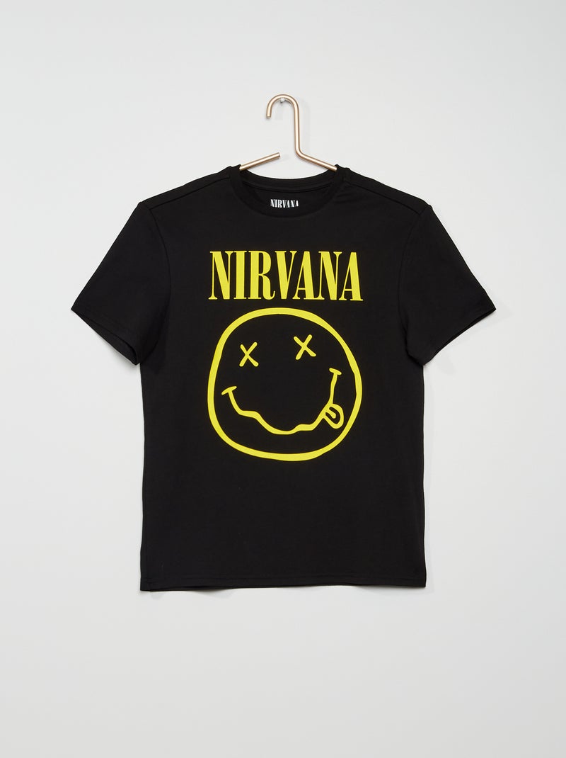 T-shirt 'Nirvana' GRIS - Kiabi