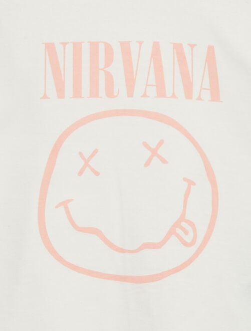 T-shirt 'Nirvana'  manches courtes - Kiabi