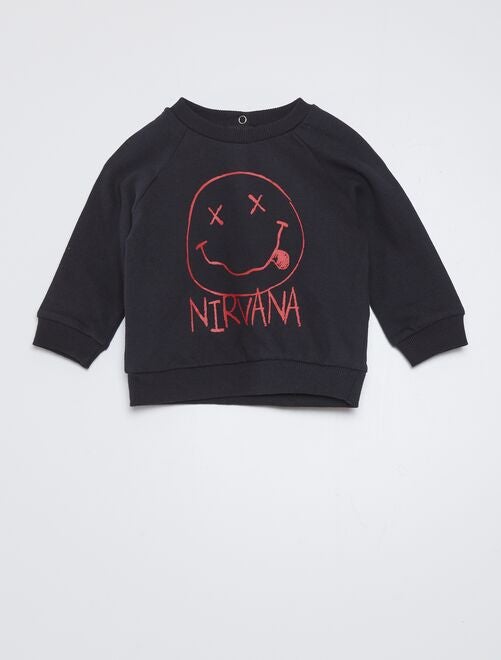 T-shirt 'Nirvana' manches longues - Kiabi